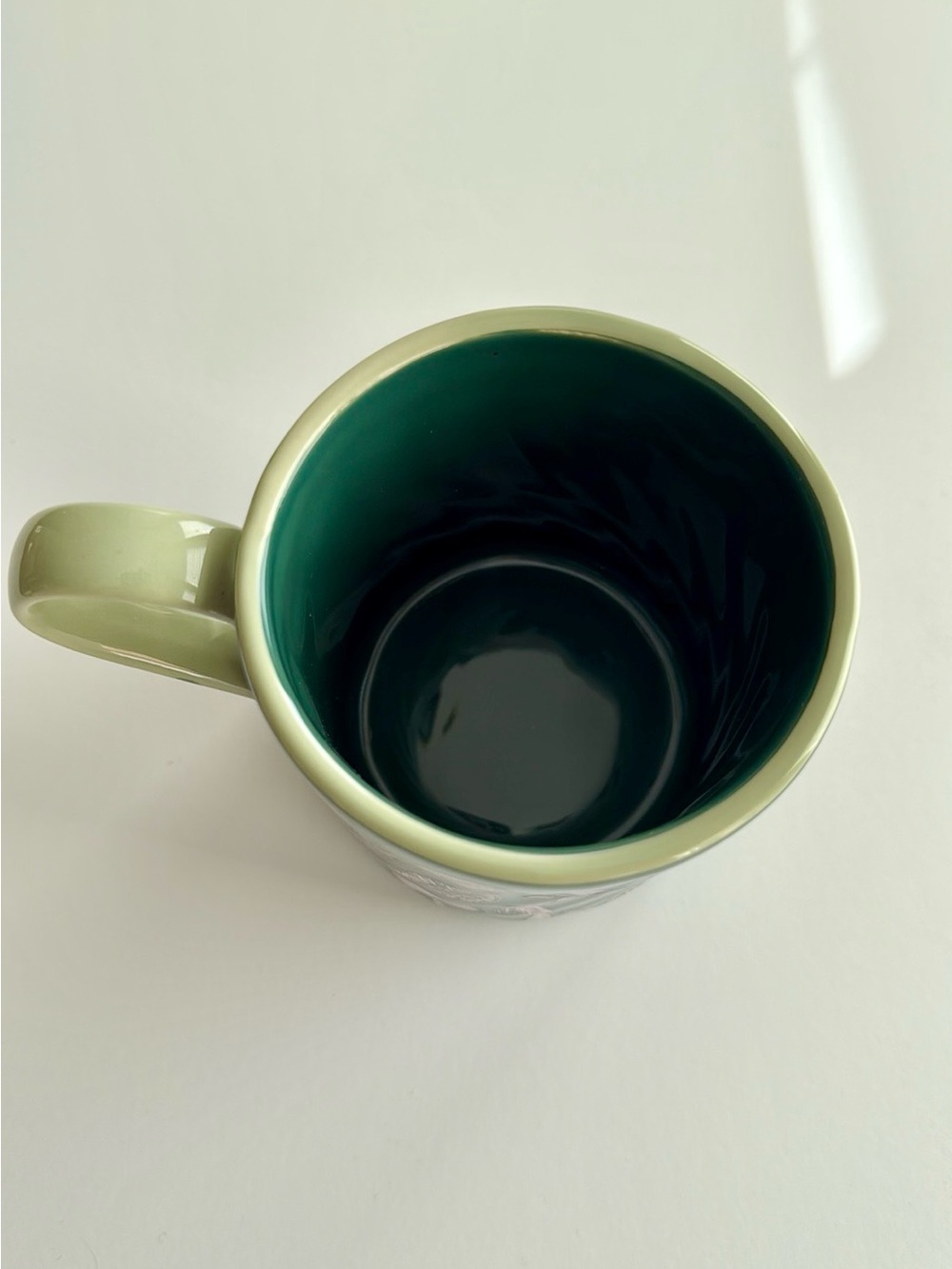 Anthropologie Elin Mug with Pink Botanical & Mushroom Motif - Picture 6 of 7